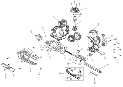 Exploded Diagram A Diagram and Parts List for BDCMTDSFF Type 1 Black and Decker Belt or Drum Sander